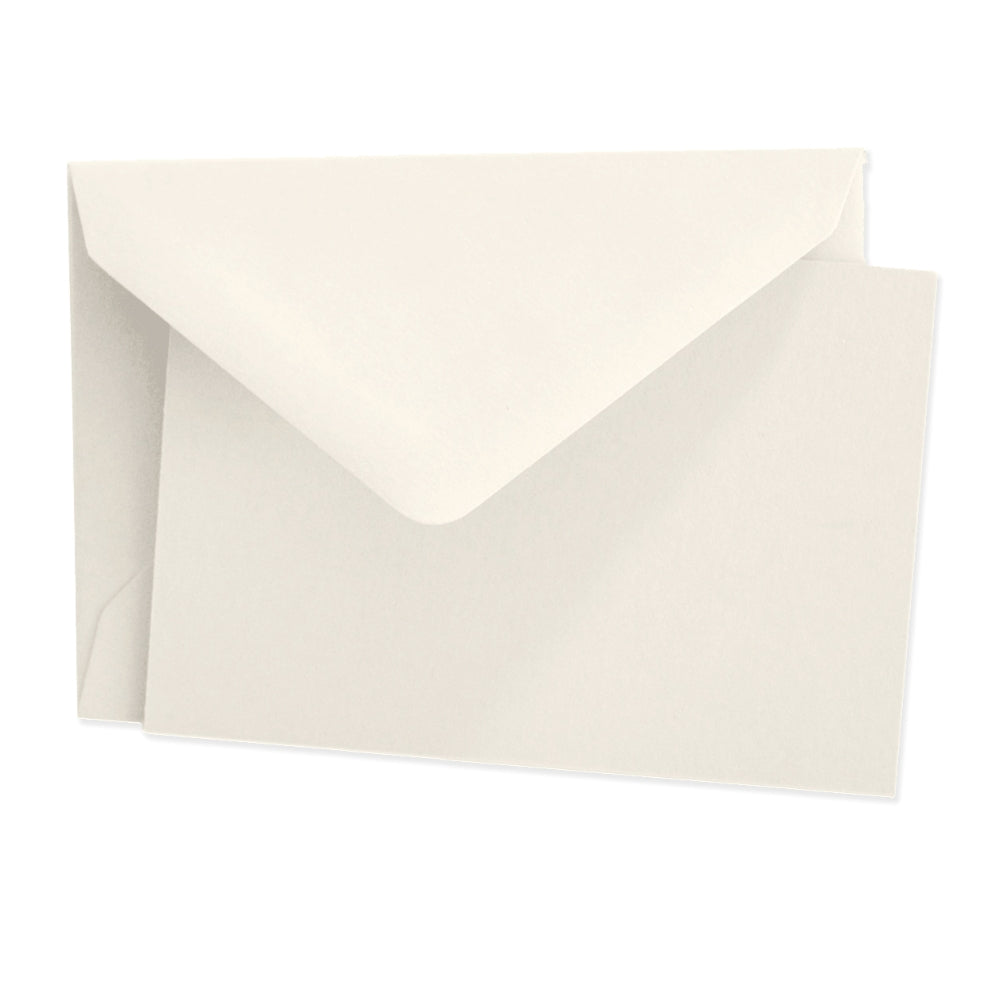 Original Crown Mill Color Vellum Note Card Box, Cream