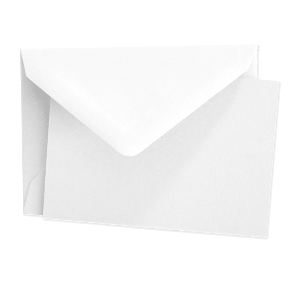 Original Crown Mill Color Vellum Note Card Box, White