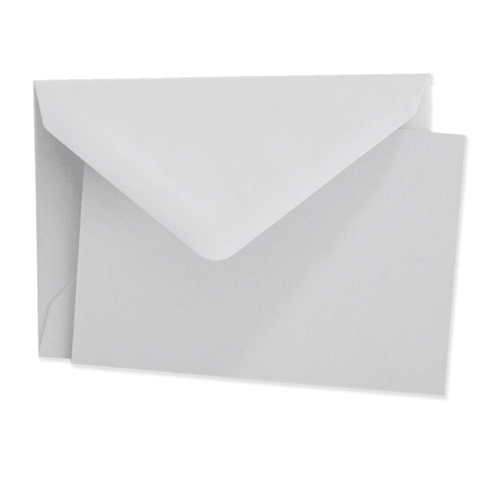 Original Crown Mill Color Vellum Note Card Box, Dove Grey
