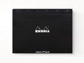 Rhodia Classic Notepad 16.5 x 12.5: Black Graph / 16.5" x 12.5"