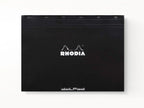 Rhodia Classic Notepad 16.5 x 12.5: Black Graph / 16.5" x 12.5"