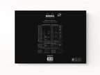 Rhodia Classic Notepad 16.5 x 12.5: Black Graph / 16.5" x 12.5"