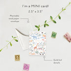 Seedlings - Lucky Baby Sprout | Mini Baby Card