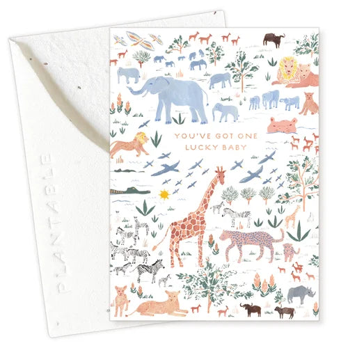 Seedlings - Lucky Baby Sprout | Mini Baby Card