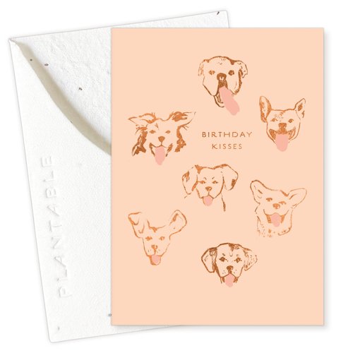 Seedlings - Dog Kisses Sprout | Mini Birthday Card