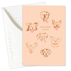 Seedlings - Dog Kisses Sprout | Mini Birthday Card
