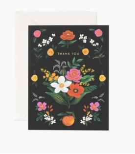 RIFLE PAPER CO., THANK YOU ORANGERIE CARD
