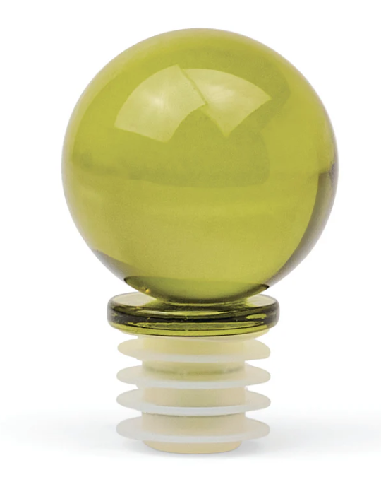 Here's How, The Moony Glass Bottle Stopper - Olive