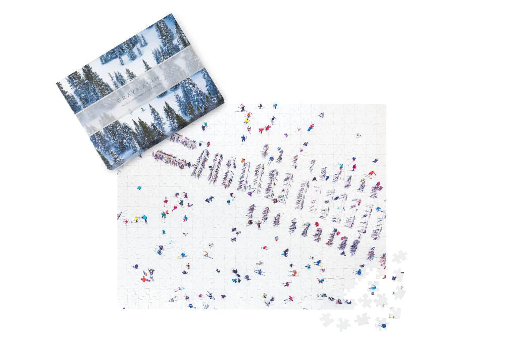 Chronicle, Puzzle 500 2 Sided Gray Malin Snow