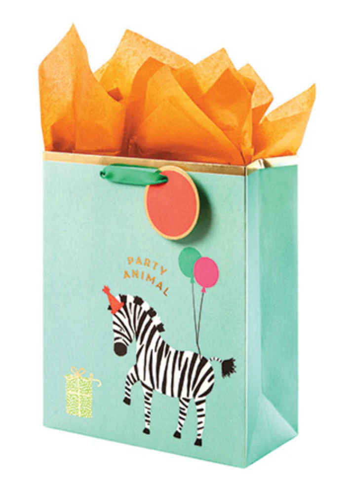 The Gift Wrap Company, Party Animal Medium Bag