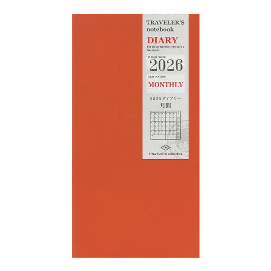 Traveler's Company, 2026 Regular Size Monthly