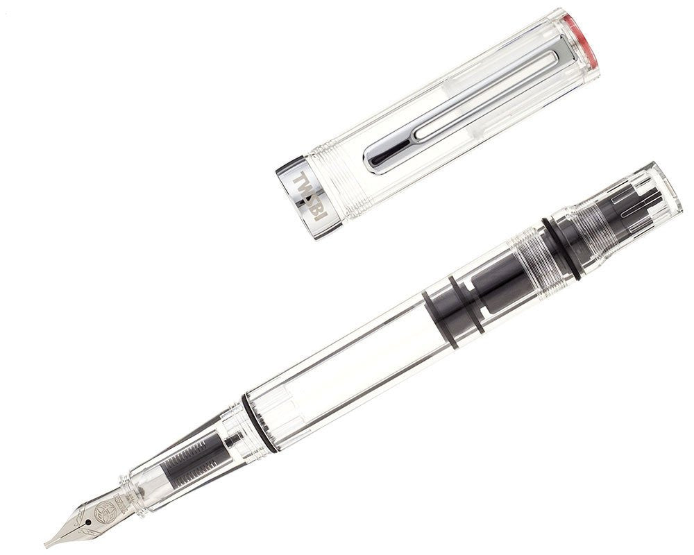 TWSBI, ECO Clear Fountain Pen, Stub 1.1