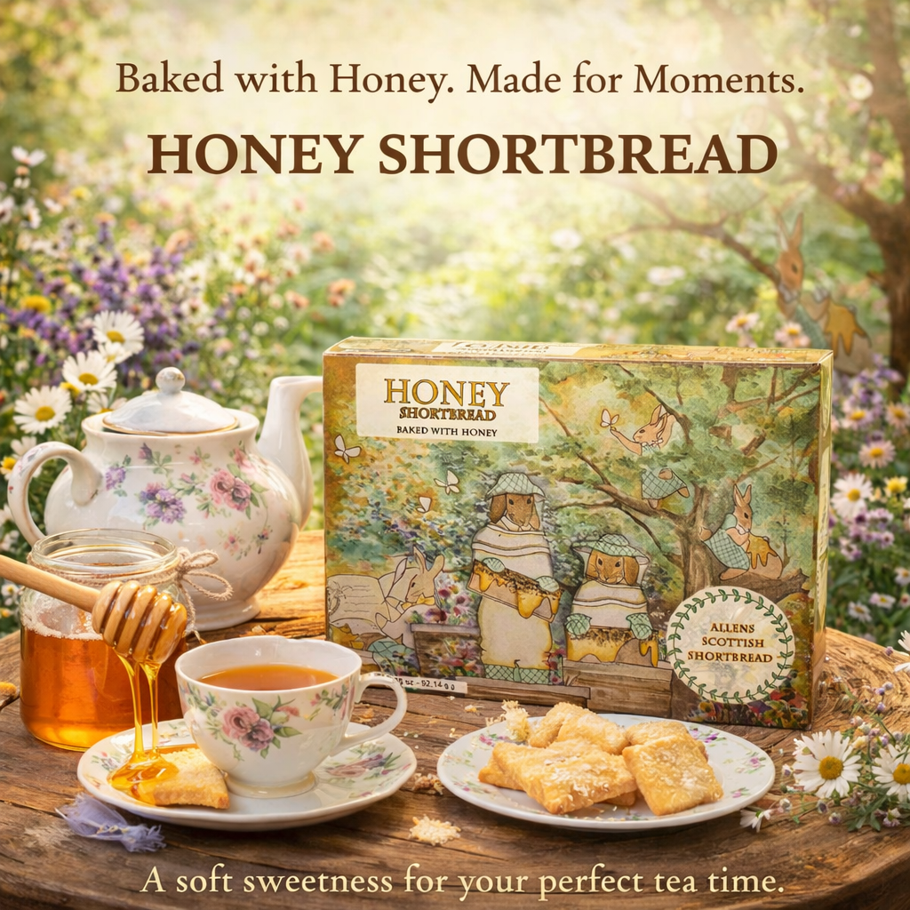 Allens Scottish Shortbread, Honey Shortbread Box