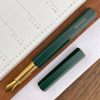 ystudio Classic Revolve Fountain Pen - Green, Medium