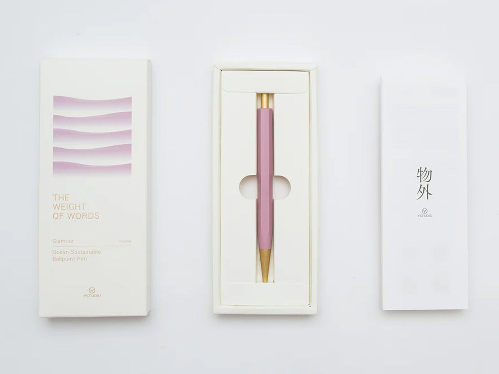 ystudio Ocean Sustainable Ballpoint Pen in Evening Purple