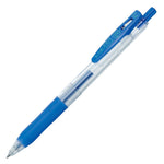 Zebra Sarasa Clip Gel Retractable, Pale Blue, 0.4mm Pen