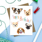 Morgan Swank Studio - Dog Yappy Birthday Card