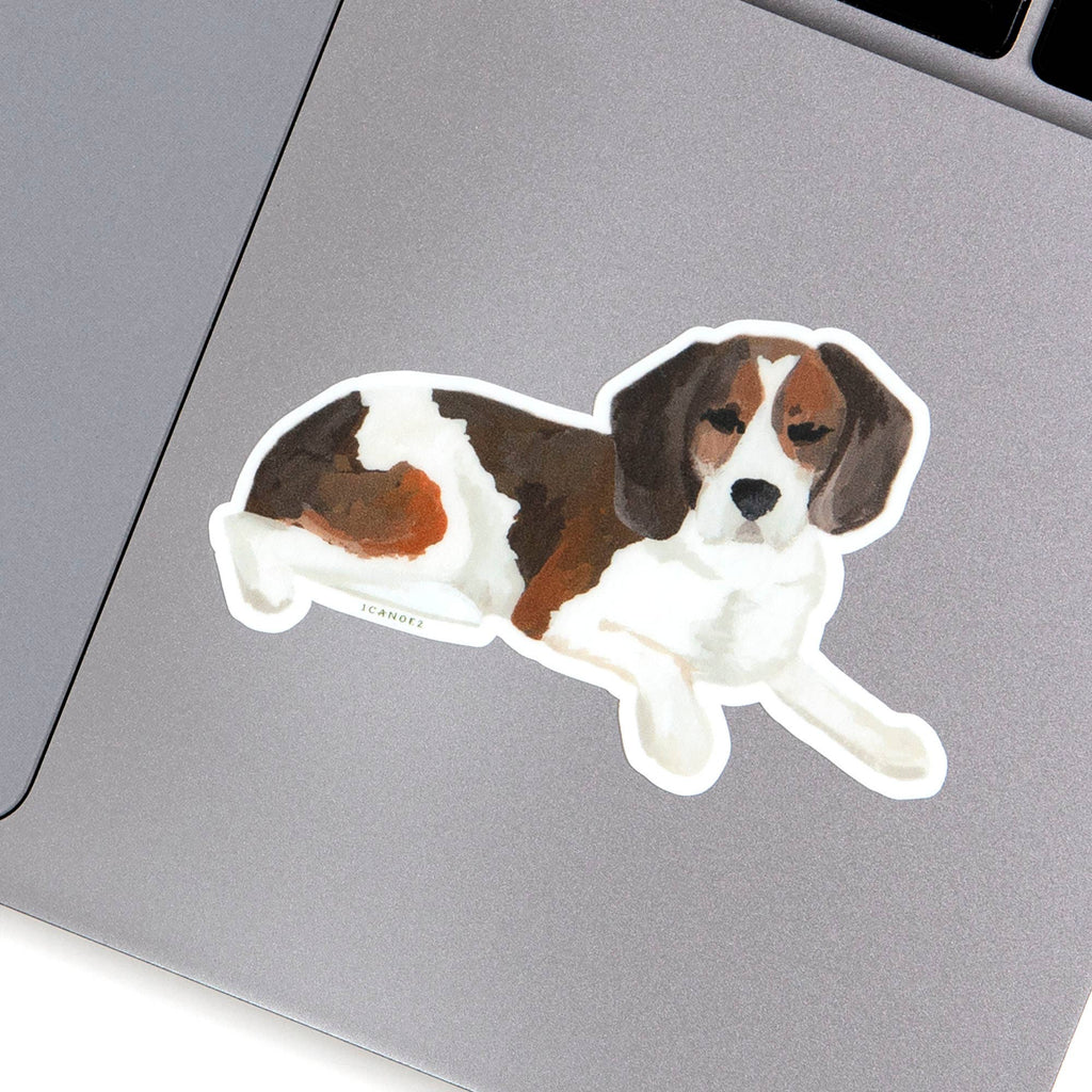 1canoe2  - Beagle Decal Sticker
