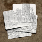 Field Notes - Streetscapes Sketch Book 2-Packs: Pack A: New York + Miami