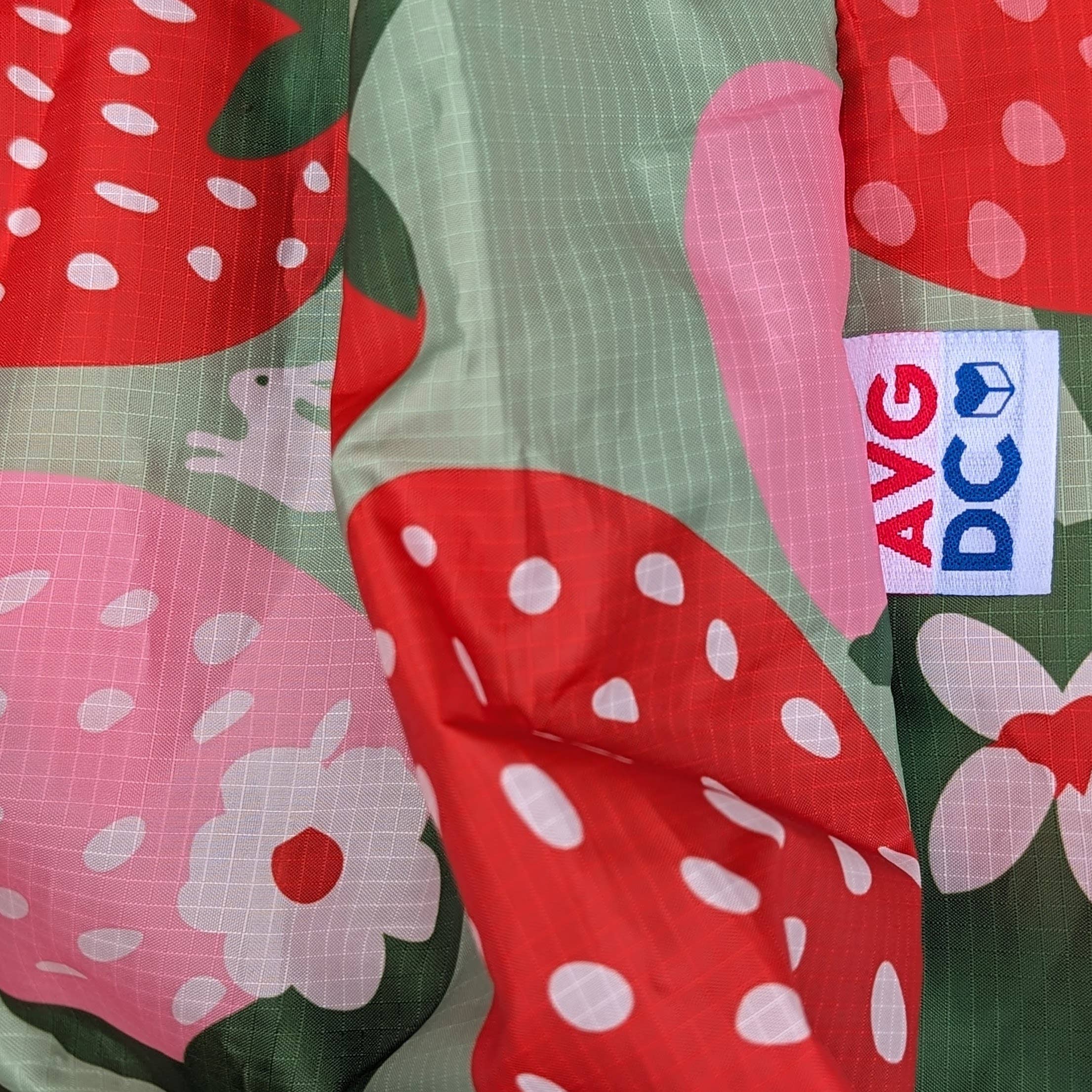 All Very Goods - Reusable Grocery Bag - Strawberry Garden