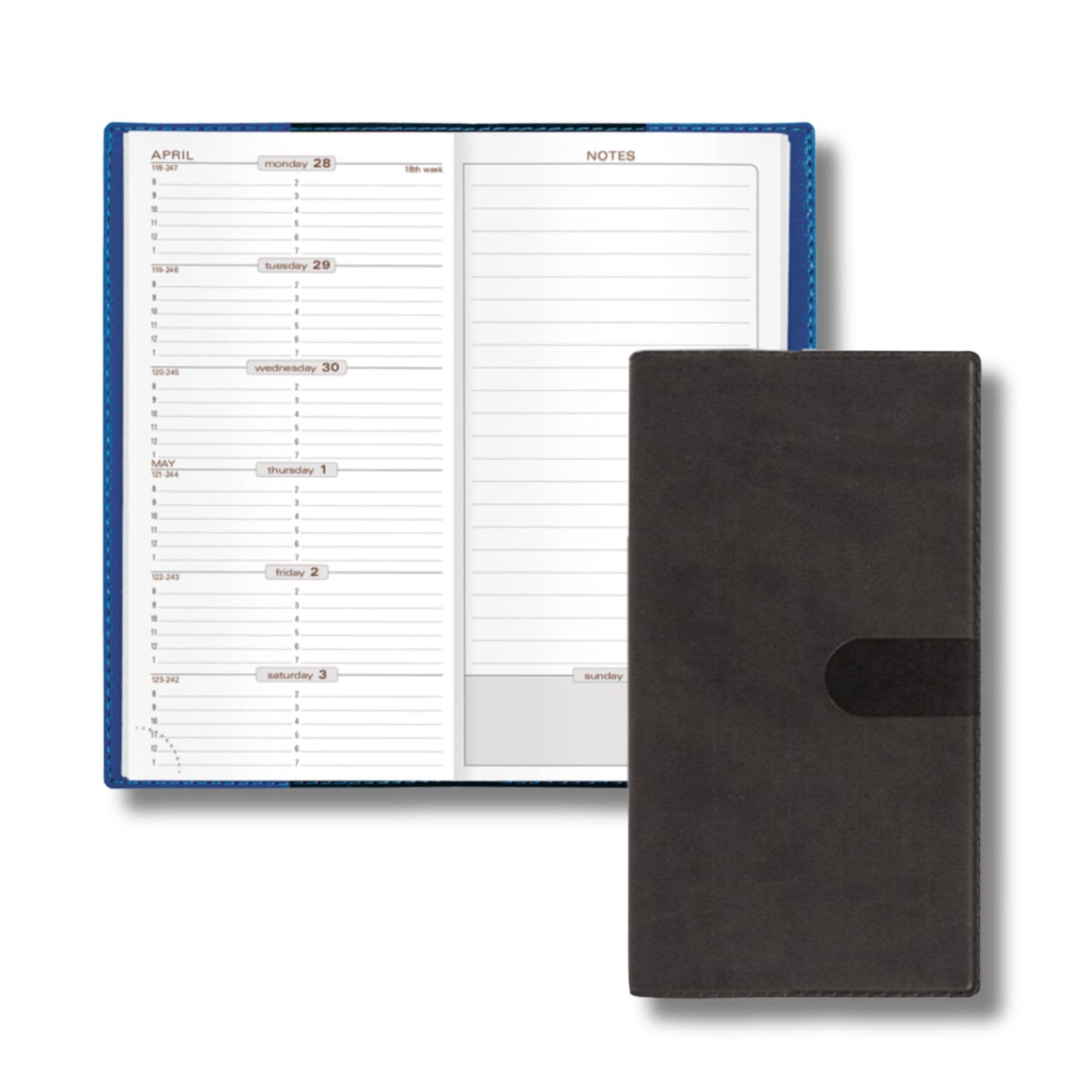 Exacompta 2026 Pocket Planner - "Space 17" : Texas Blue