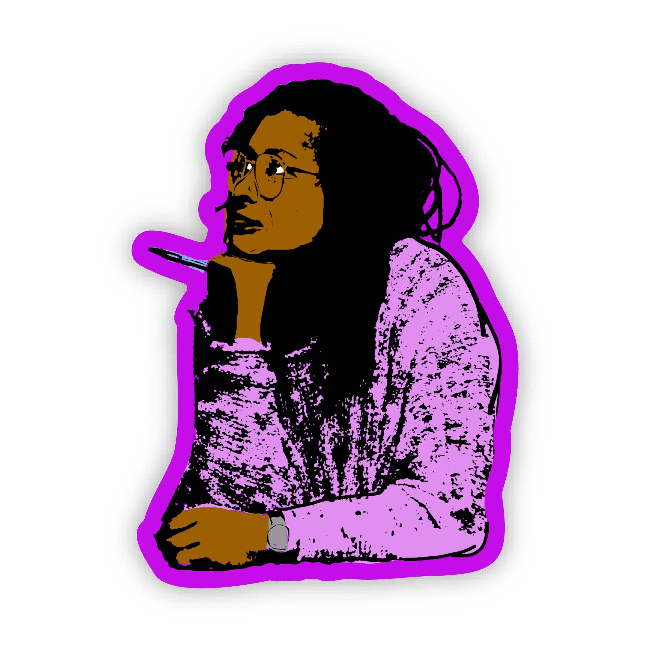 CheerNotes Greeting Cards & Stationery - Alice Walker Vinyl Sticker
