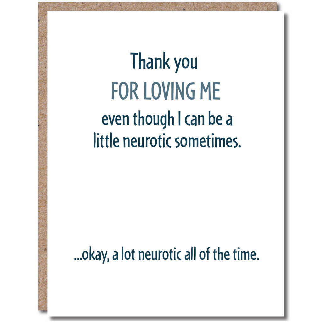 Modern Wit - Thank You For Loving Me, Anniversary Card