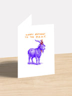 Nelson Line - Birthday Goat - 4.5 x 6.25" Birthday Card