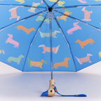 Original Duckhead - Dogs in Blue Dachshund Eco-friendly Duckhead Umbrella