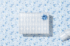 re:mused studio - Cornflower Meadows Gift Wrap Sheet – Double Sided