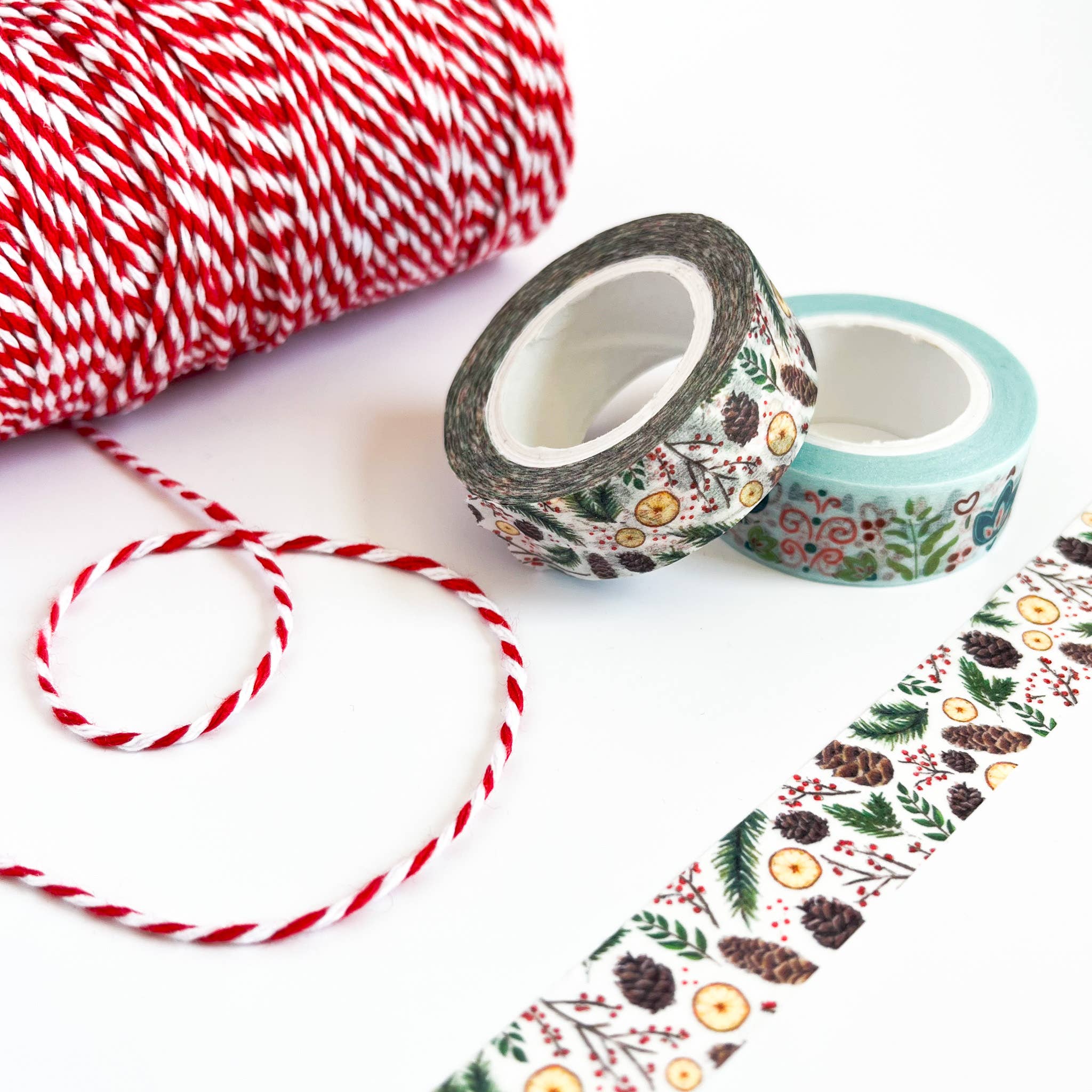 Morgan Swank Studio - Holiday Greenery Christmas Washi Tape