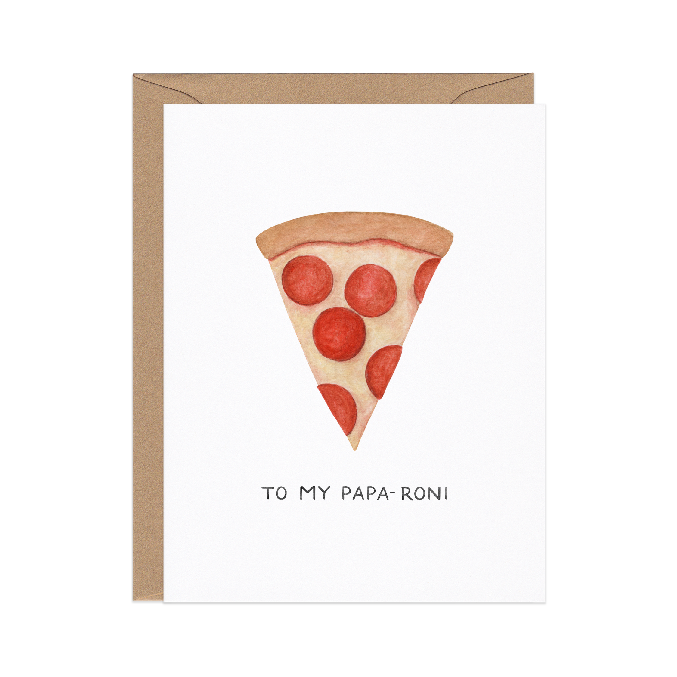 Amy Zhang - To My Papa-roni — Pizza Pun Father's Day Card