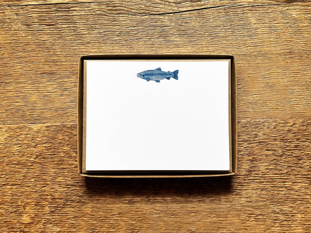 Noteworthy Paper & Press - Trout Flat Notes (Boxed Set of 8)