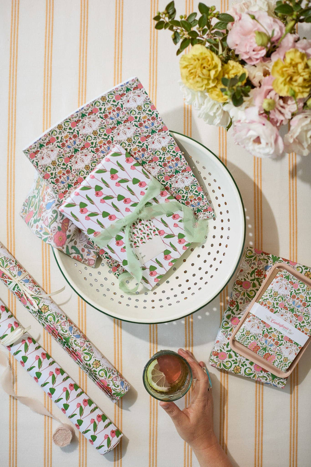 re:mused studio - Cambrifornia Gift Wrap Sheet – Double Sided