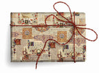 San Lorenzo Design - Florentine  Wrapping Paper, 19.7 x 27.6 in.: Art Deco
