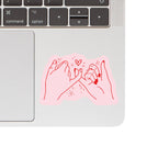 Juju and Moxie - Pinky Promise Friendship Cute Vinyl Sticker