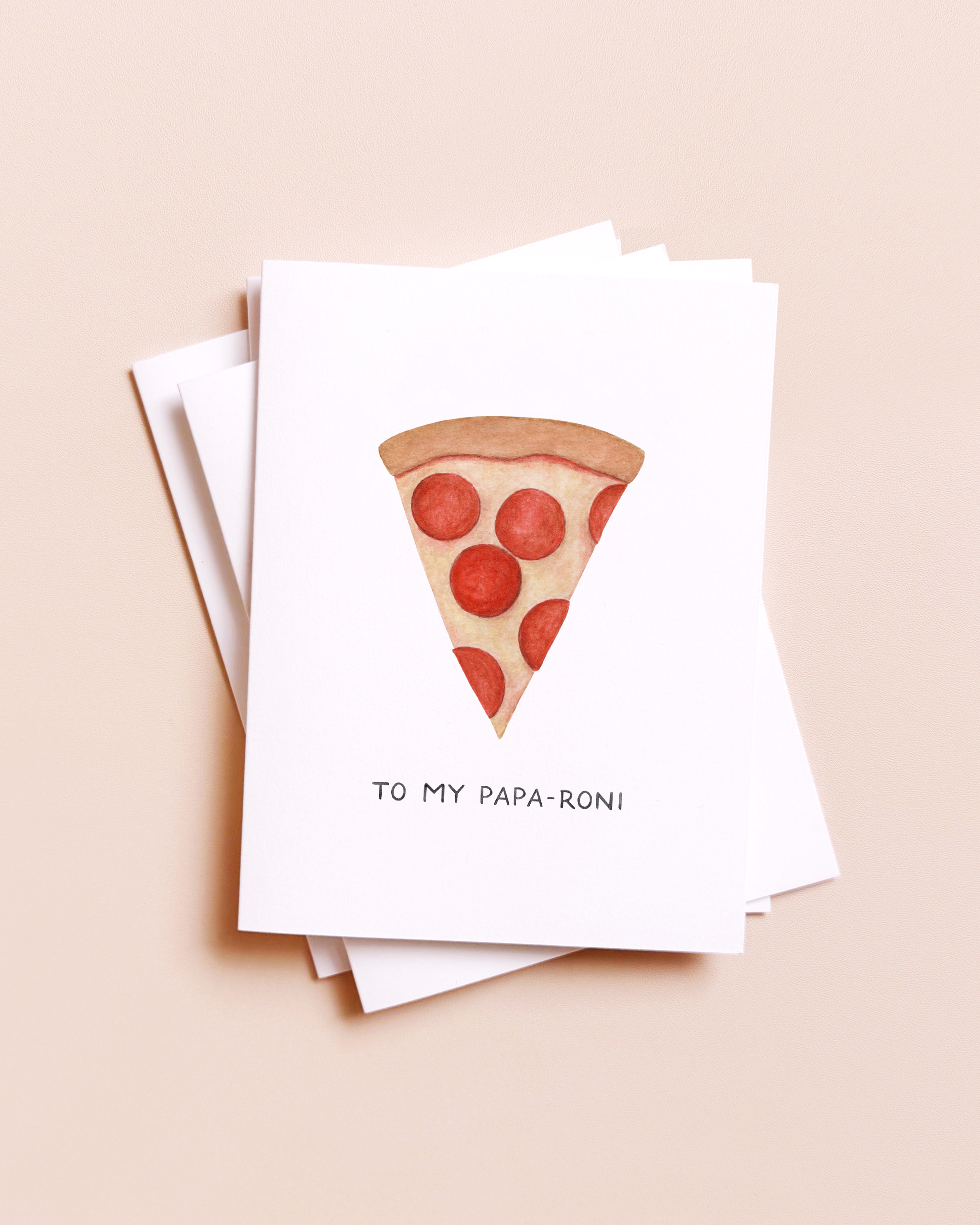 Amy Zhang - To My Papa-roni — Pizza Pun Father's Day Card