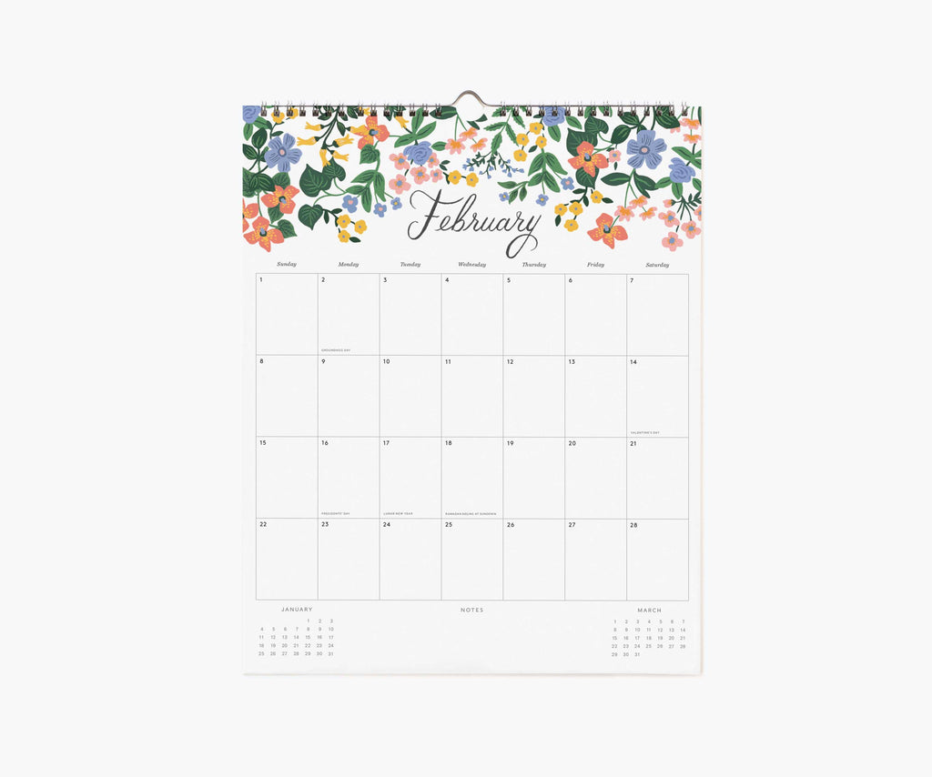 Rifle Paper Co. - 2026 Dahlia Appointment Calendar