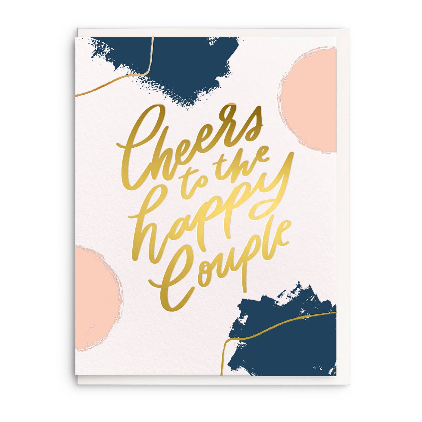 Dahlia Press - Cheers - Letterpress Wedding Greeting Card