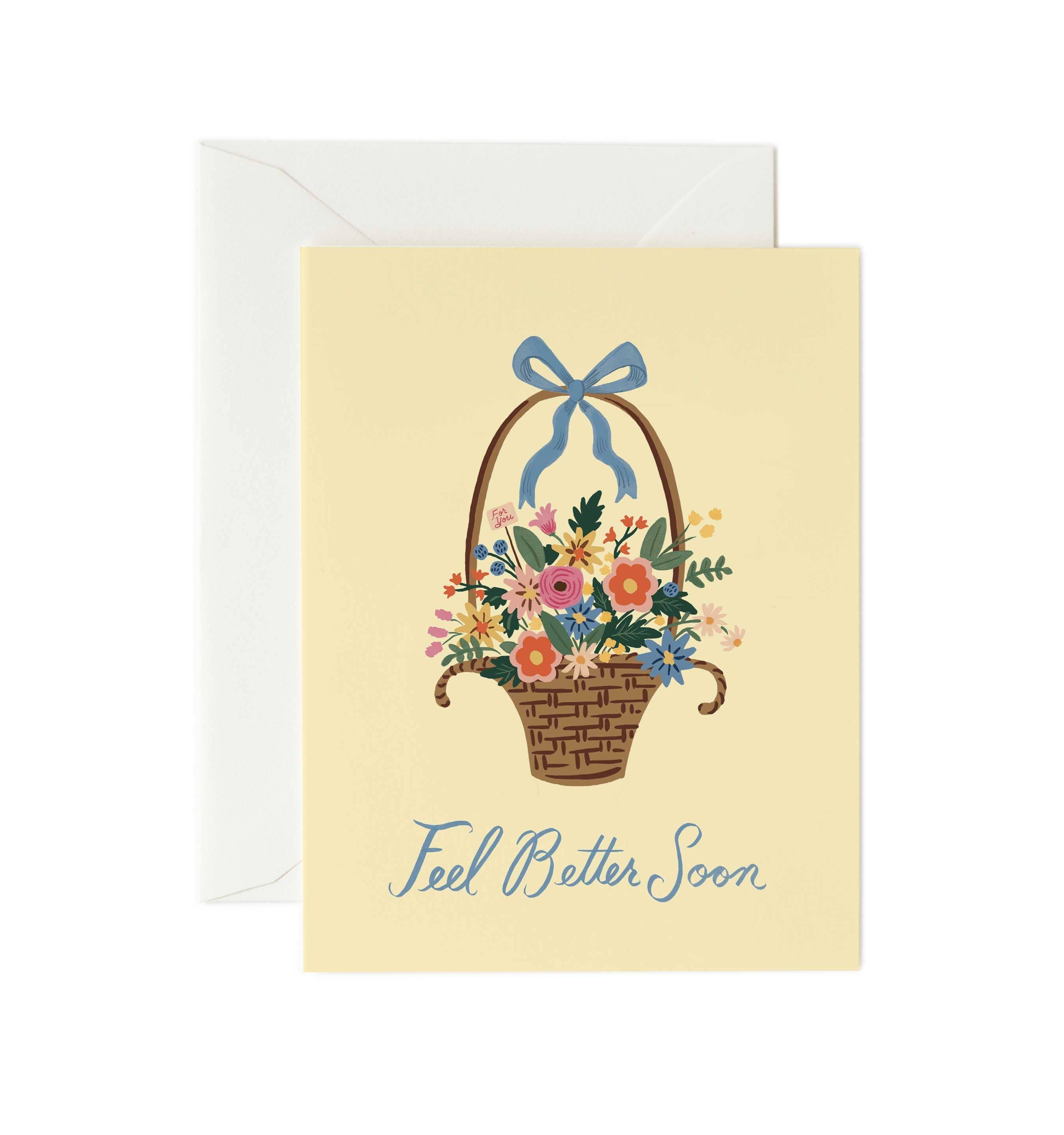 Rifle Paper Co. - Feel Better Basket Card