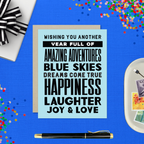 Barone and Co. - Another Year Stacked Birthday Card