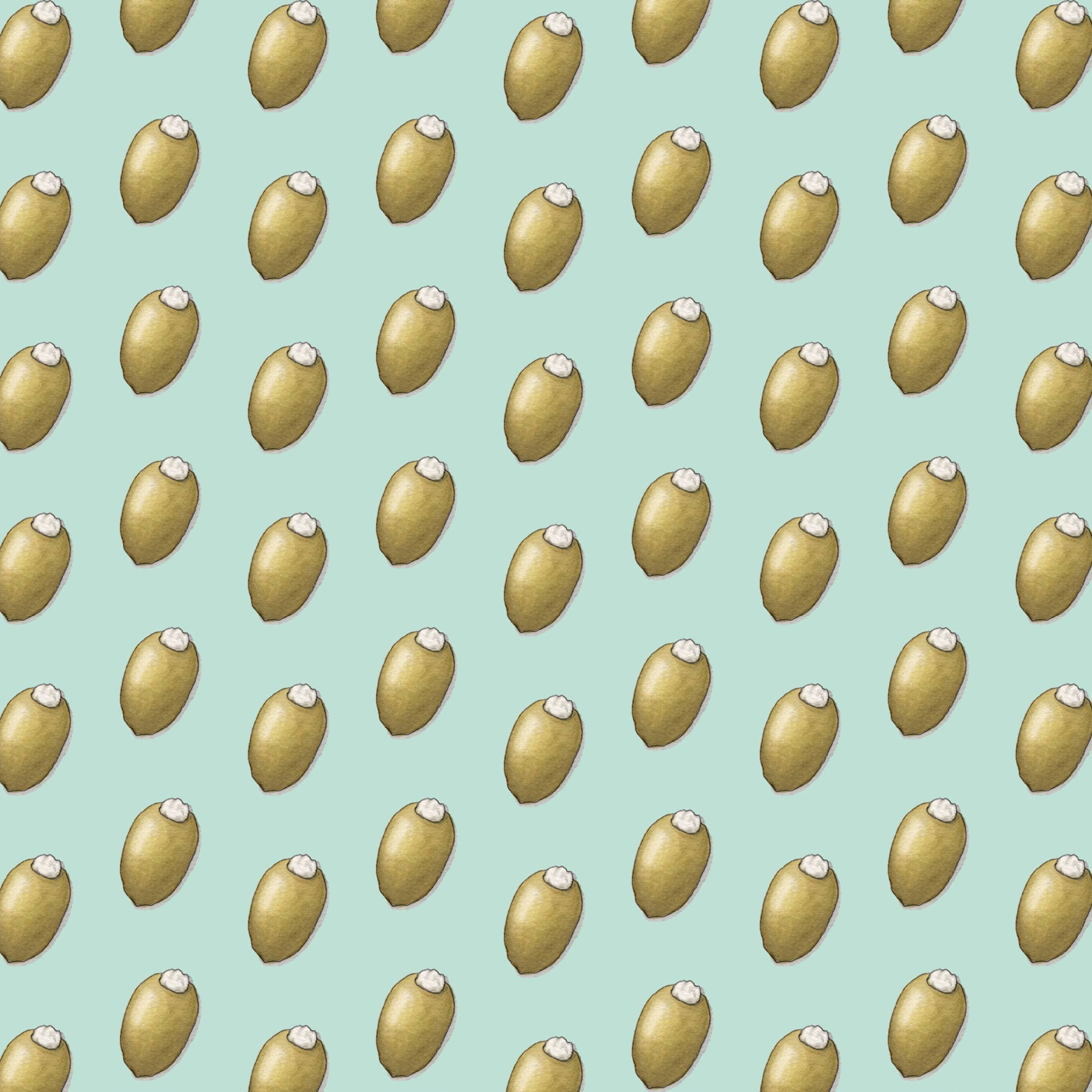 Yeesan Loh - Gift Wrap / Olives . Stuffed: Pimiento