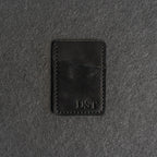 Ox & Pine - Two Pocket Wallet - Handmade Leather Wallet: Black