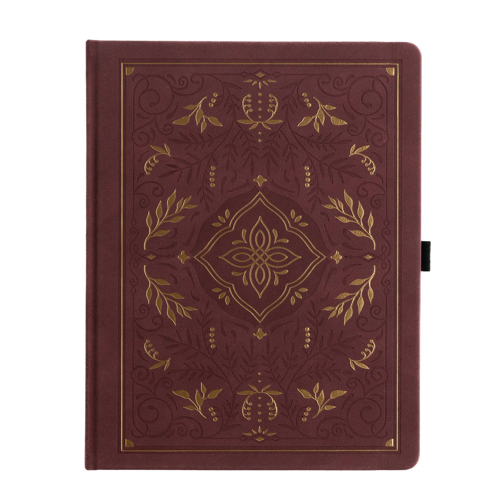 Archer and Olive - Storybook in Plum Notebook: Dot Grid / A5
