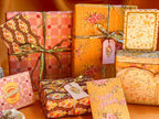 re:mused studio - Barnyard Blooms Gift Wrap Sheet - Double Sided