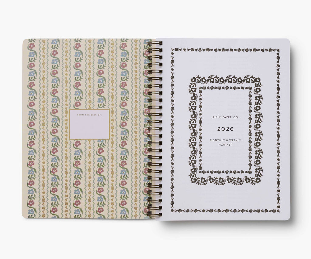 Rifle Paper Co. - 2026 Dahlia 12-Month Softcover Spiral Planner