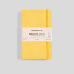 myPAPERCLIP - Executive Series Notebook - M (With Back Pocket): Checks / Yellow