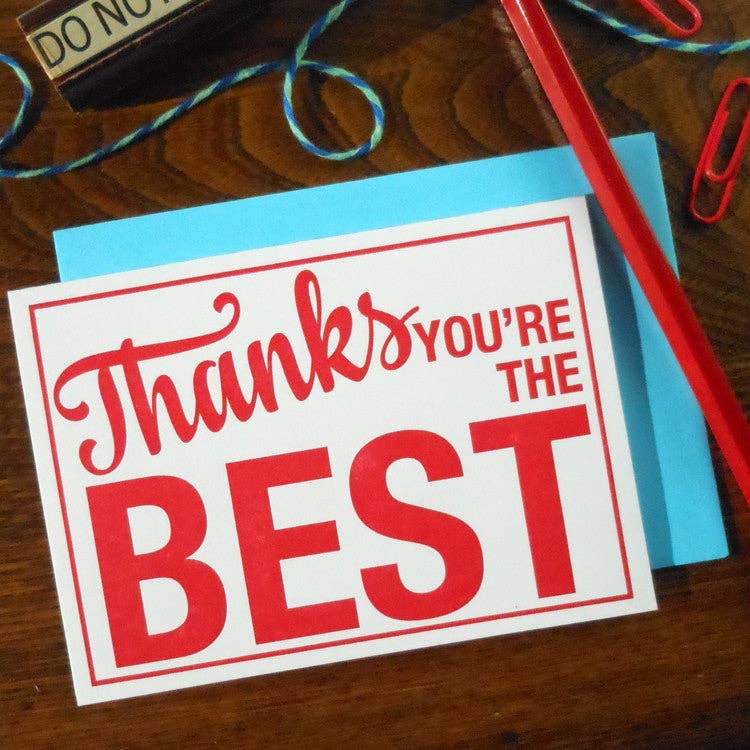 a. favorite design - Thanks You're The Best Sign