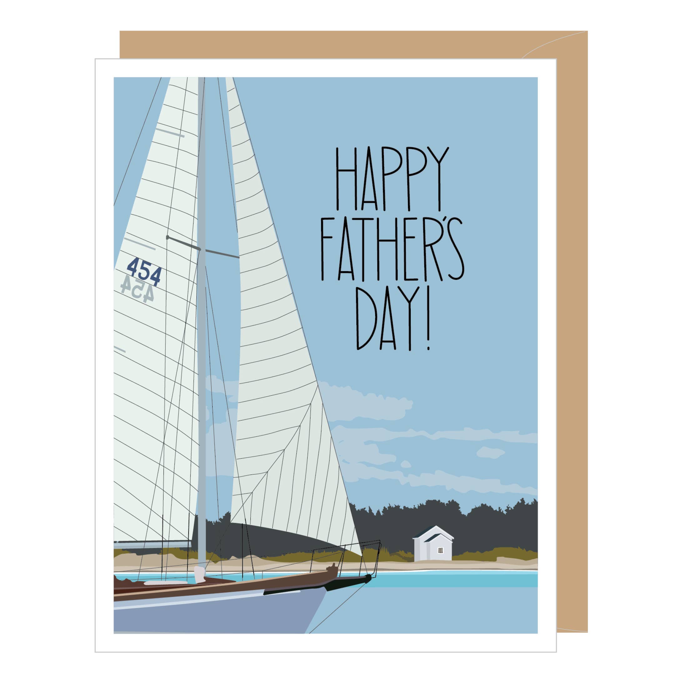 Apartment 2 Cards - Sailboat Father's Day Card