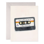 E. Frances Paper - Anniversary Mix Tape Greeting Card